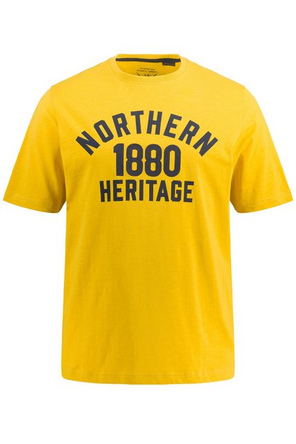 JP1880 T-Shirt T-Shirt Halbarm NORTHERN Print Wash-Out Jersey günstig online kaufen