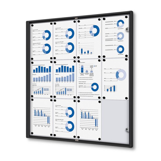 Showdown Displays Hängevitrine Schaukasten für Innen - Economy - 12x DIN A4 günstig online kaufen