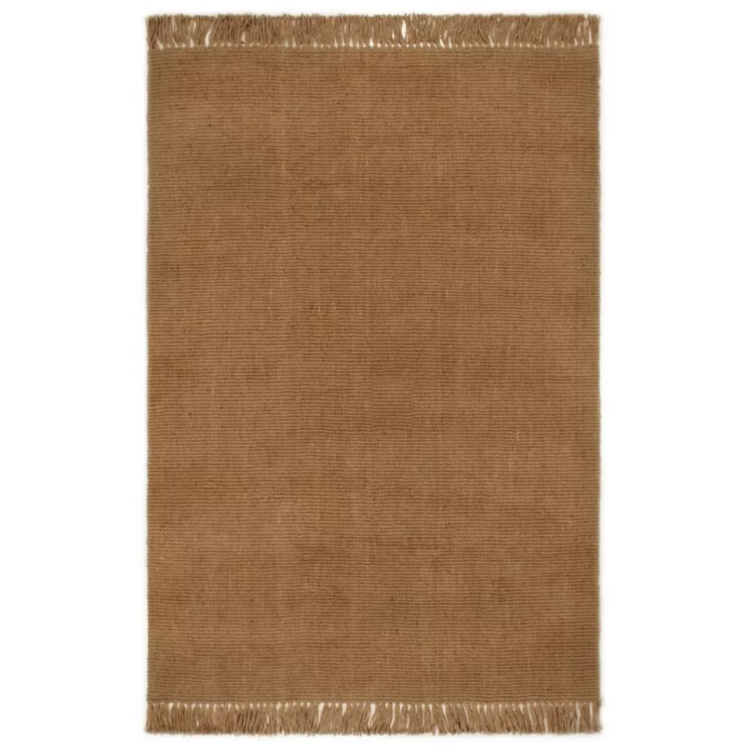 Vidaxl Teppichläufer Mit Fransen 60x200 Cm Jute günstig online kaufen