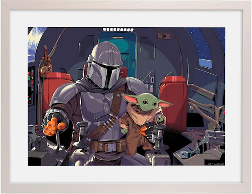 Komar Bild mit Rahmen »Mandalorian Empire«, maschinell günstig online kaufen