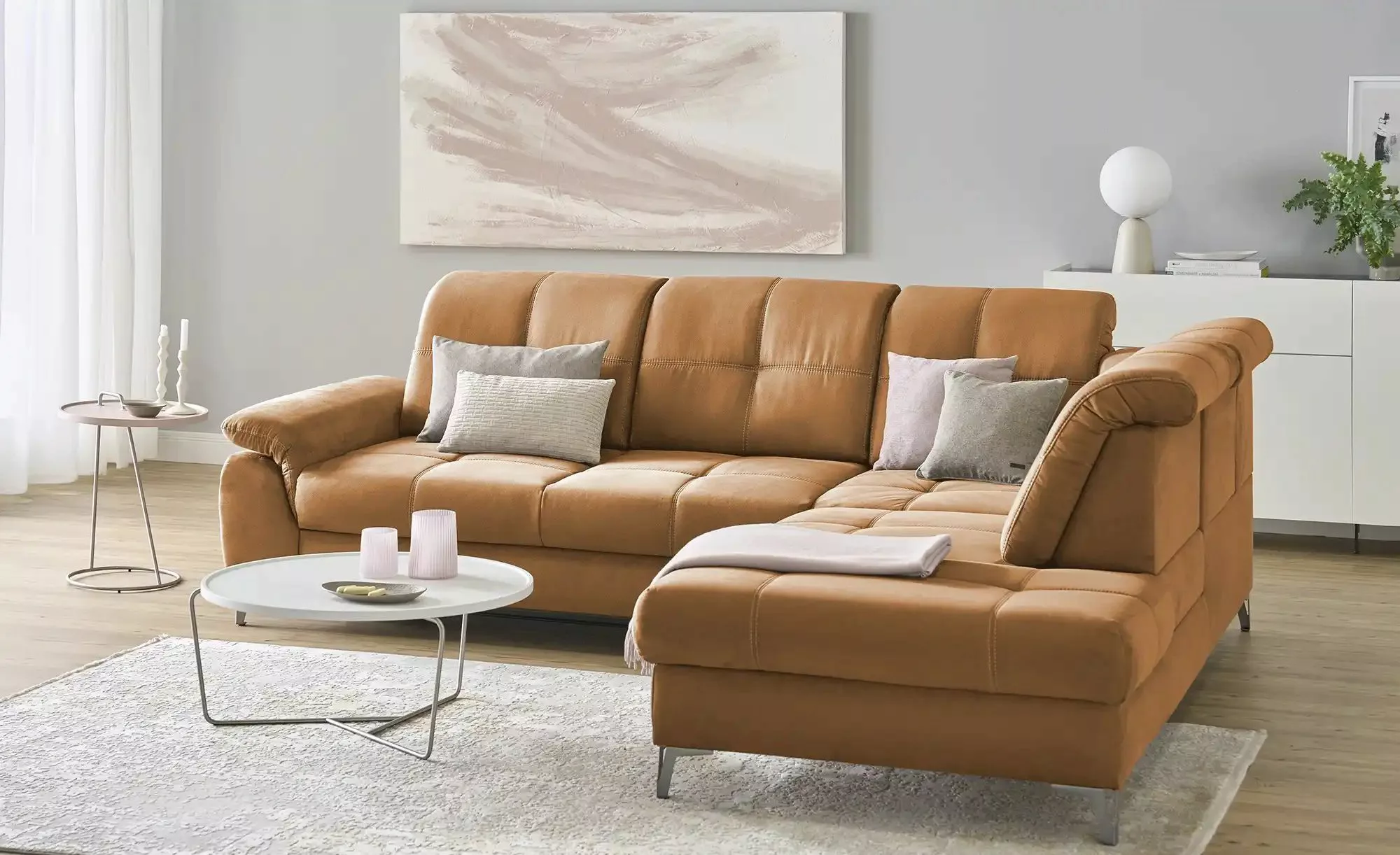 medium Ecksofa  Planova II ¦ gelb ¦ Maße (cm): B: 282 H: 114 T: 241.0 Polst günstig online kaufen