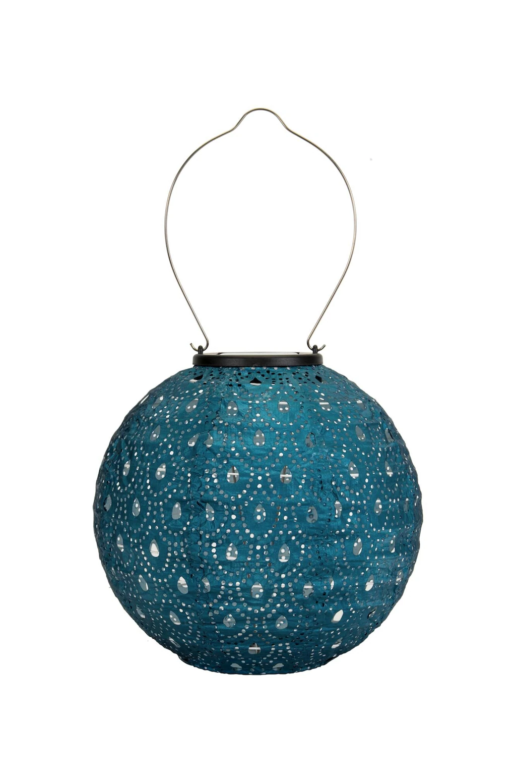 Pauleen LED Solarleuchte "Sunshine Charm Lampion Solar blau Tyvek Vlies", 1 günstig online kaufen