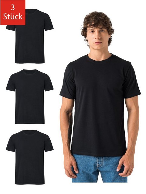 Burnell & Son T-Shirt Tshirt Herren aus 100% Baumwolle Regular Fit Basic Mä günstig online kaufen