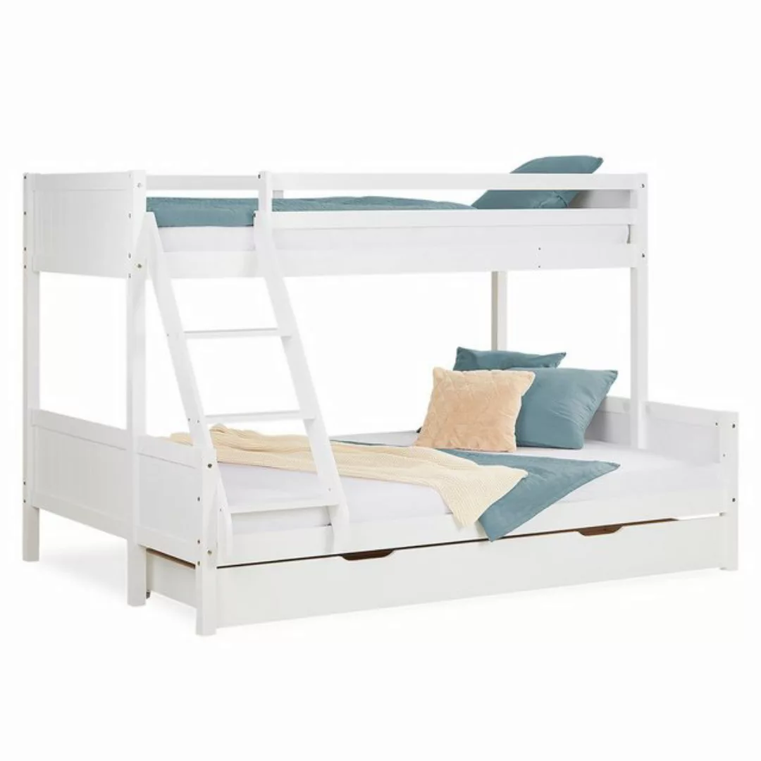 Homestyle4u Etagenbett 90x200 und 140x200 Kinderbett Holz 2 Kinder Massiv m günstig online kaufen