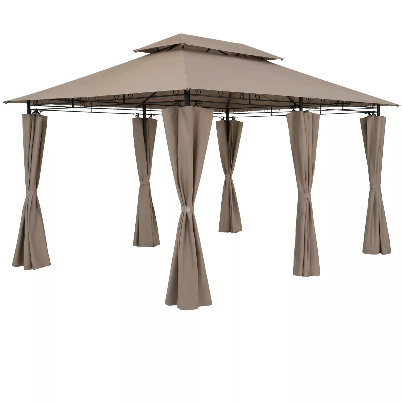 Pavillon Topas Taupe 3x4m UV-Schutz 50+ günstig online kaufen