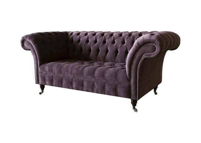 Xlmoebel Chesterfield-Sofa Chesterfield Sofa Couch Polster Klassischer 2-Si günstig online kaufen