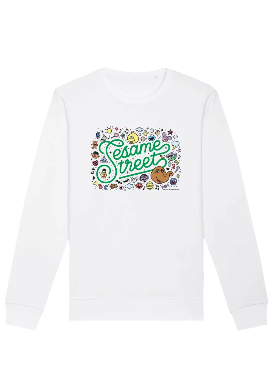 F4NT4STIC Sweatshirt "Sesamstraße Collage Coloured", Premium Qualität,Nosta günstig online kaufen