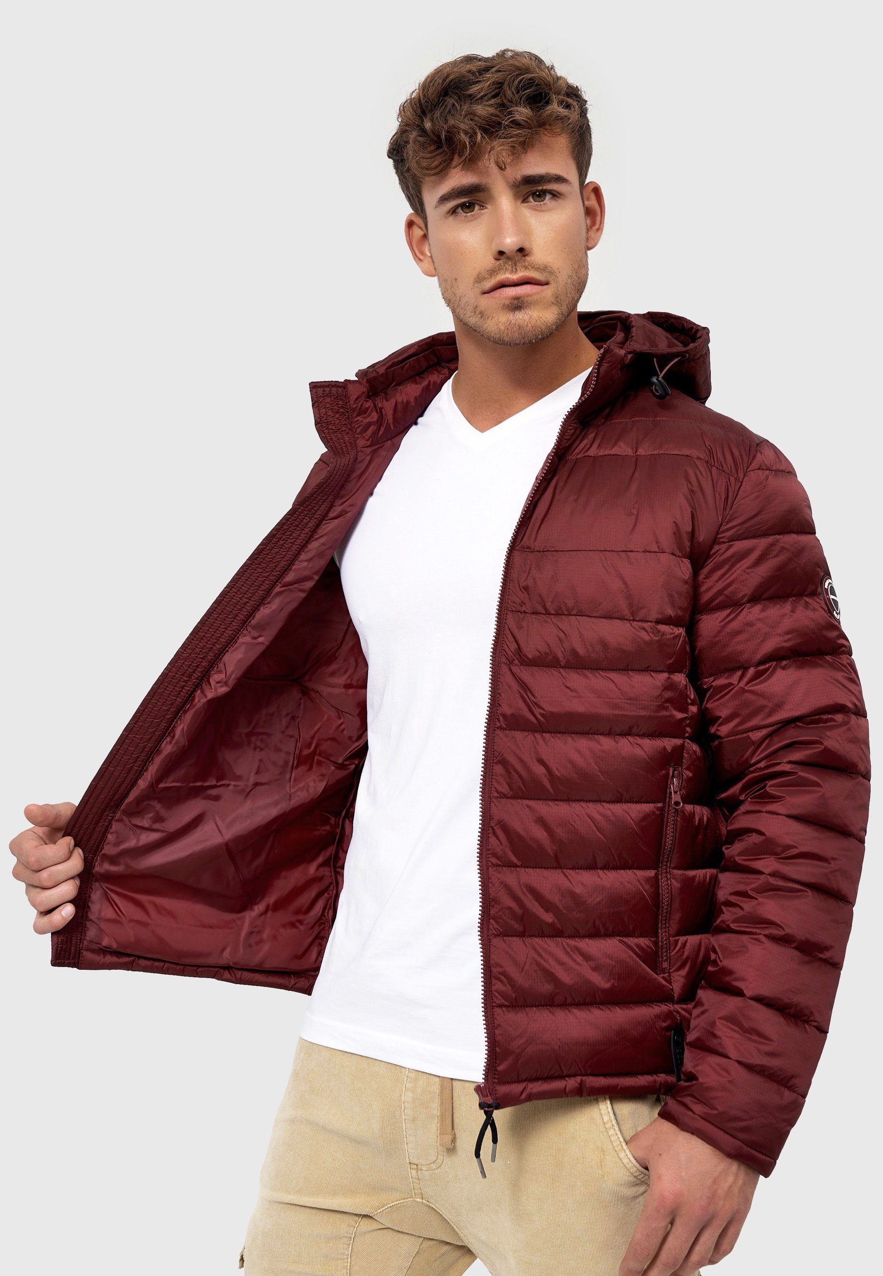 Indicode Sommerjacke Hampshire mit elastischen Bündchen günstig online kaufen