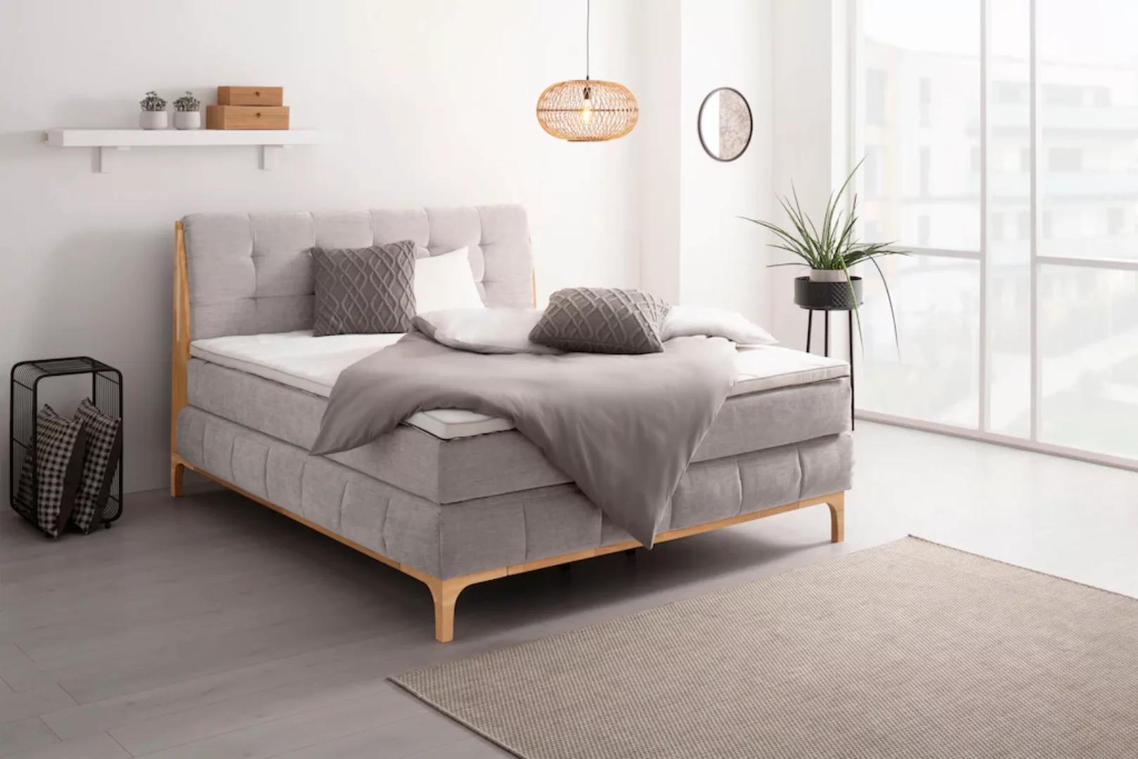 OTTO products Boxspringbett "Jelle", (5 St.) günstig online kaufen