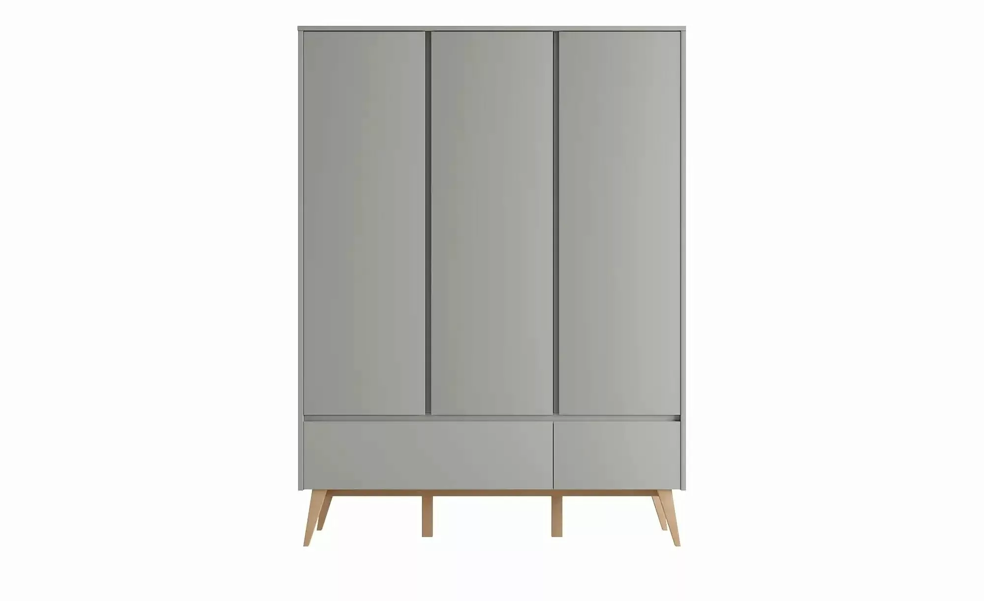 Kleiderschrank  Swing ¦ grau ¦ Maße (cm): B: 152 H: 199,5 T: 52.5 Baby > Ba günstig online kaufen