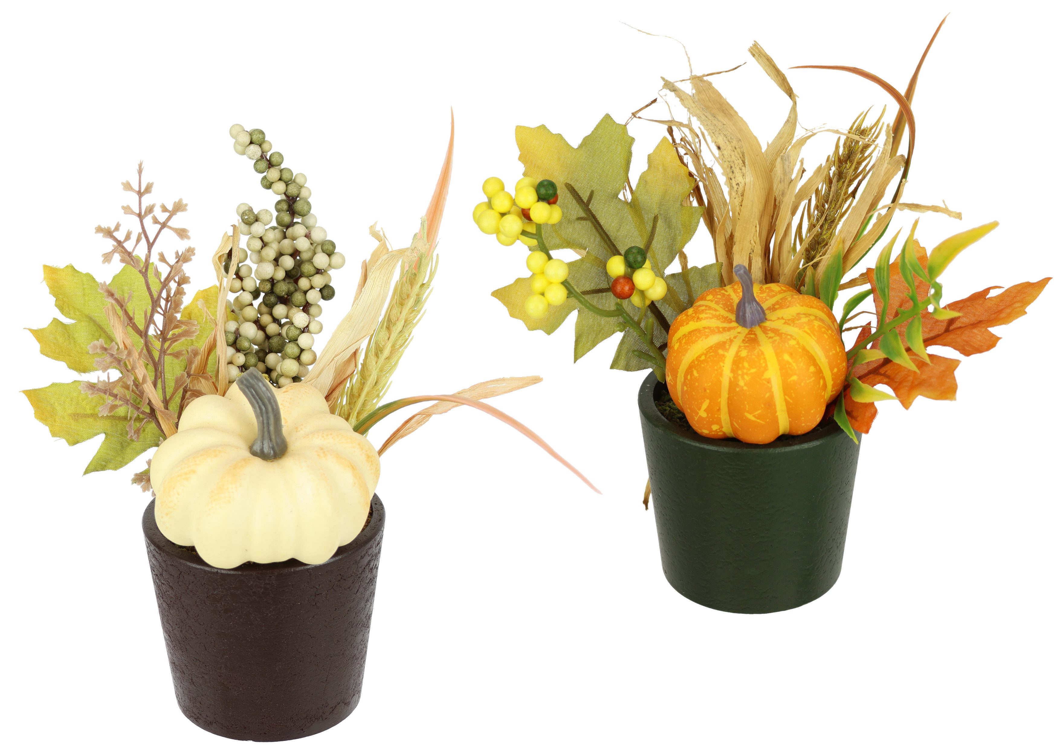 Kunstblume Gesteck Kürbis/Beeren, I.GE.A., Höhe 18 günstig online kaufen
