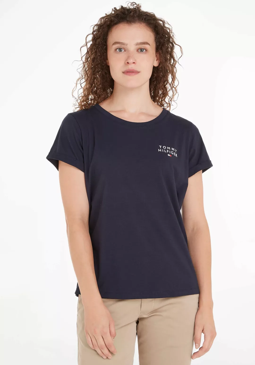 Tommy Hilfiger Underwear T-Shirt SHORT SLEEVE T-SHIRT mit Tommy Hilfiger Ma günstig online kaufen