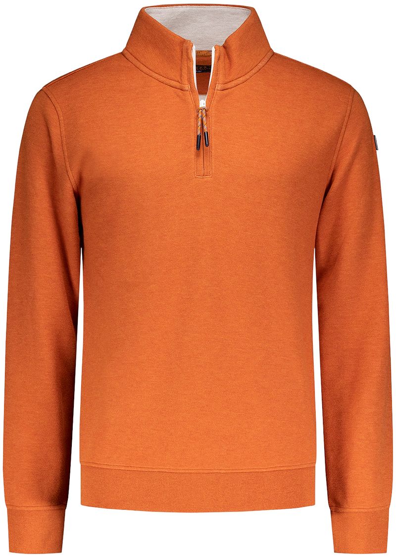 NZA Half Zip Pullover Samuel Orange - Größe 3XL günstig online kaufen