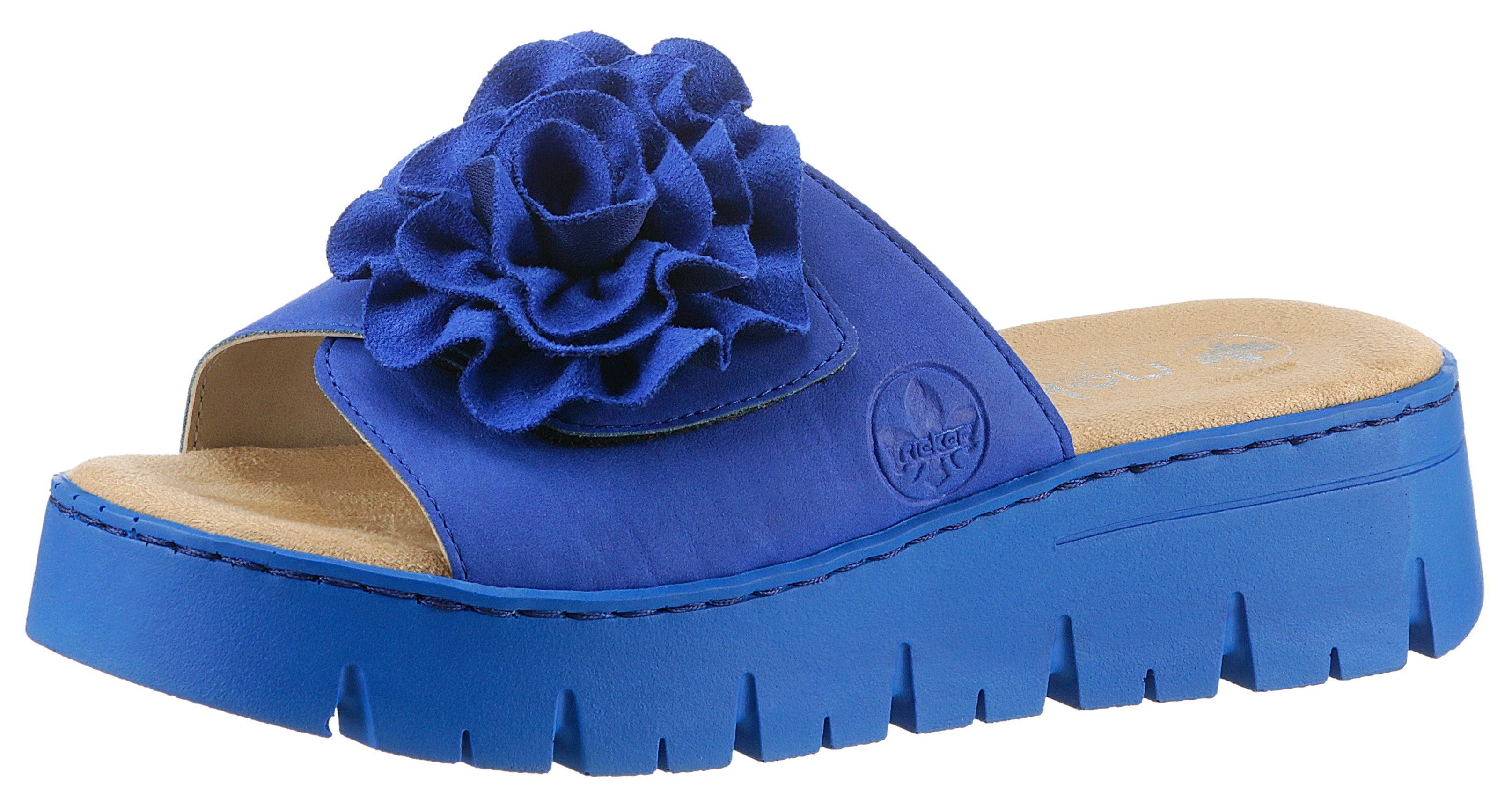 Rieker Pantolette, Plateau, Sommerschuh, Schlappen mit günstig online kaufen