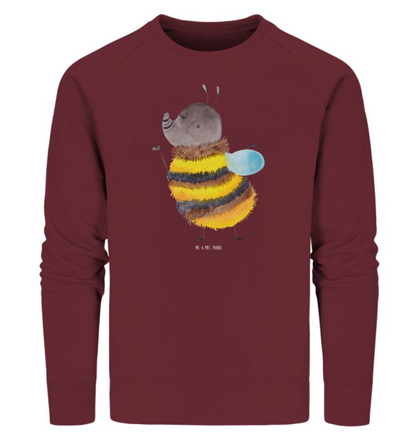 Mr. & Mrs. Panda Longpullover Größe S Hummel flauschig - Burgundy - Geschen günstig online kaufen