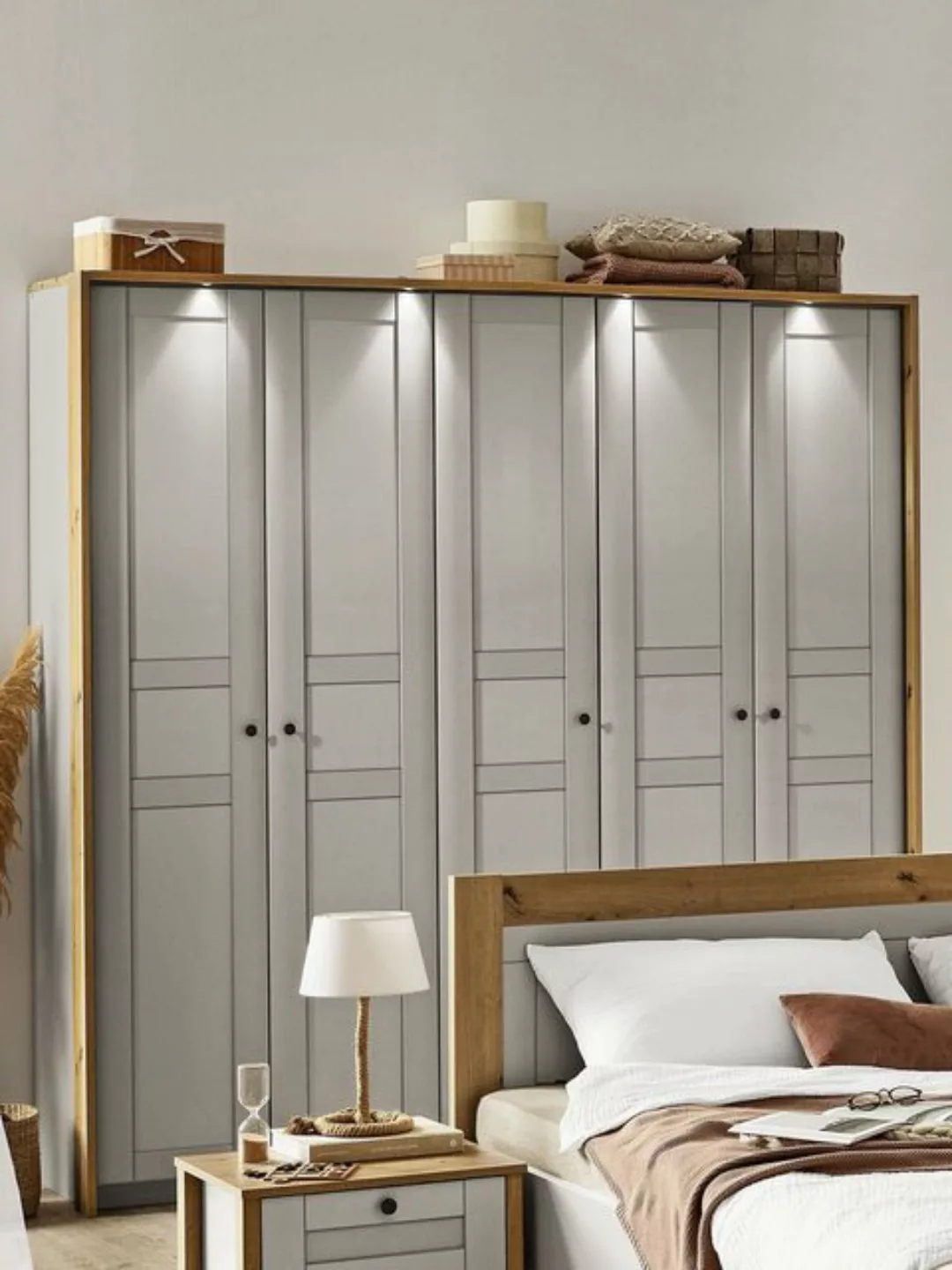 SANSIBAR Living Kleiderschrank Kleiderschrank SANSIBAR TIBRO (BHT 226x229x5 günstig online kaufen