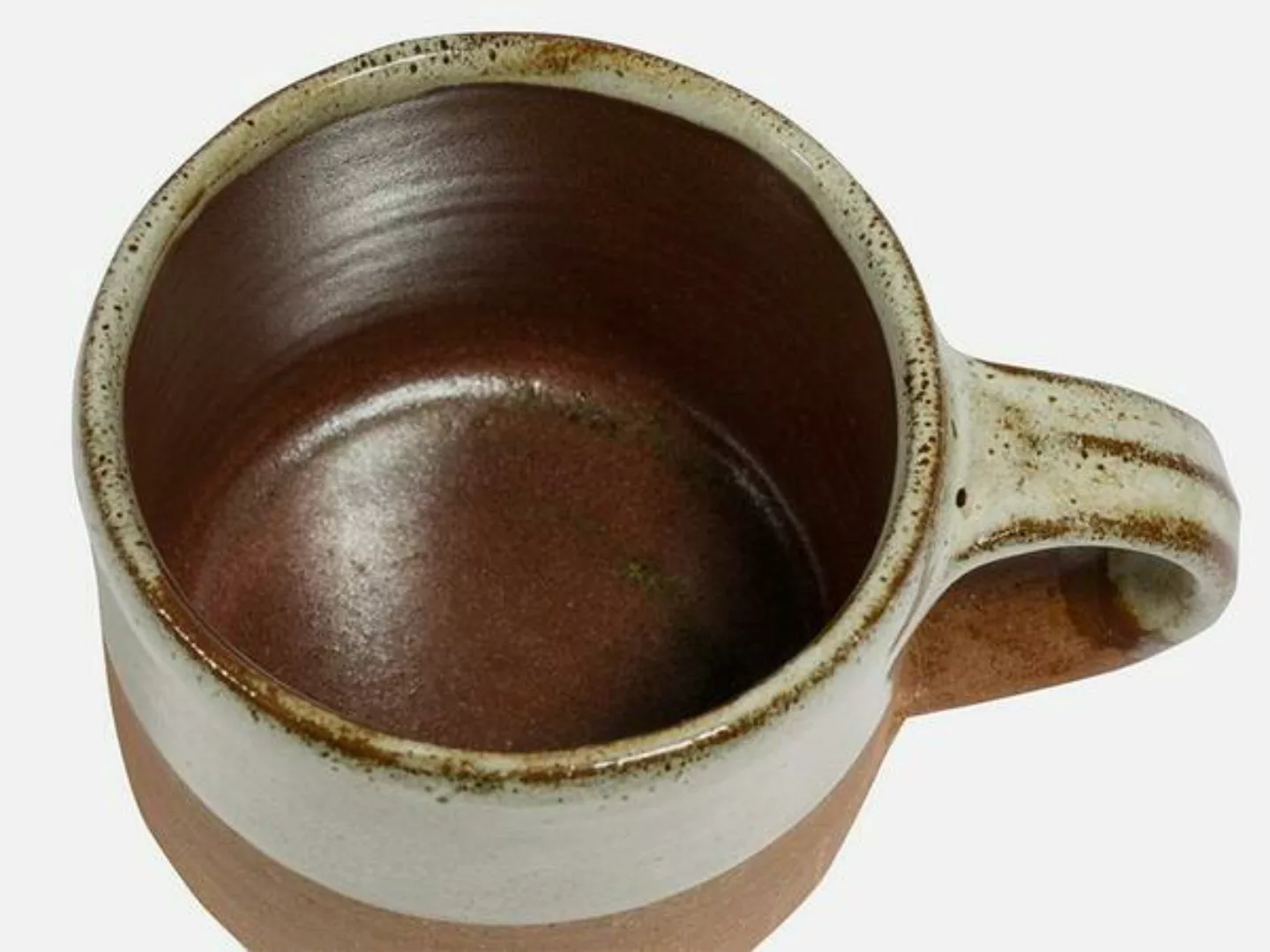 Zweifarbige Kaffee-tasse Aus Keramik Mit Griff günstig online kaufen