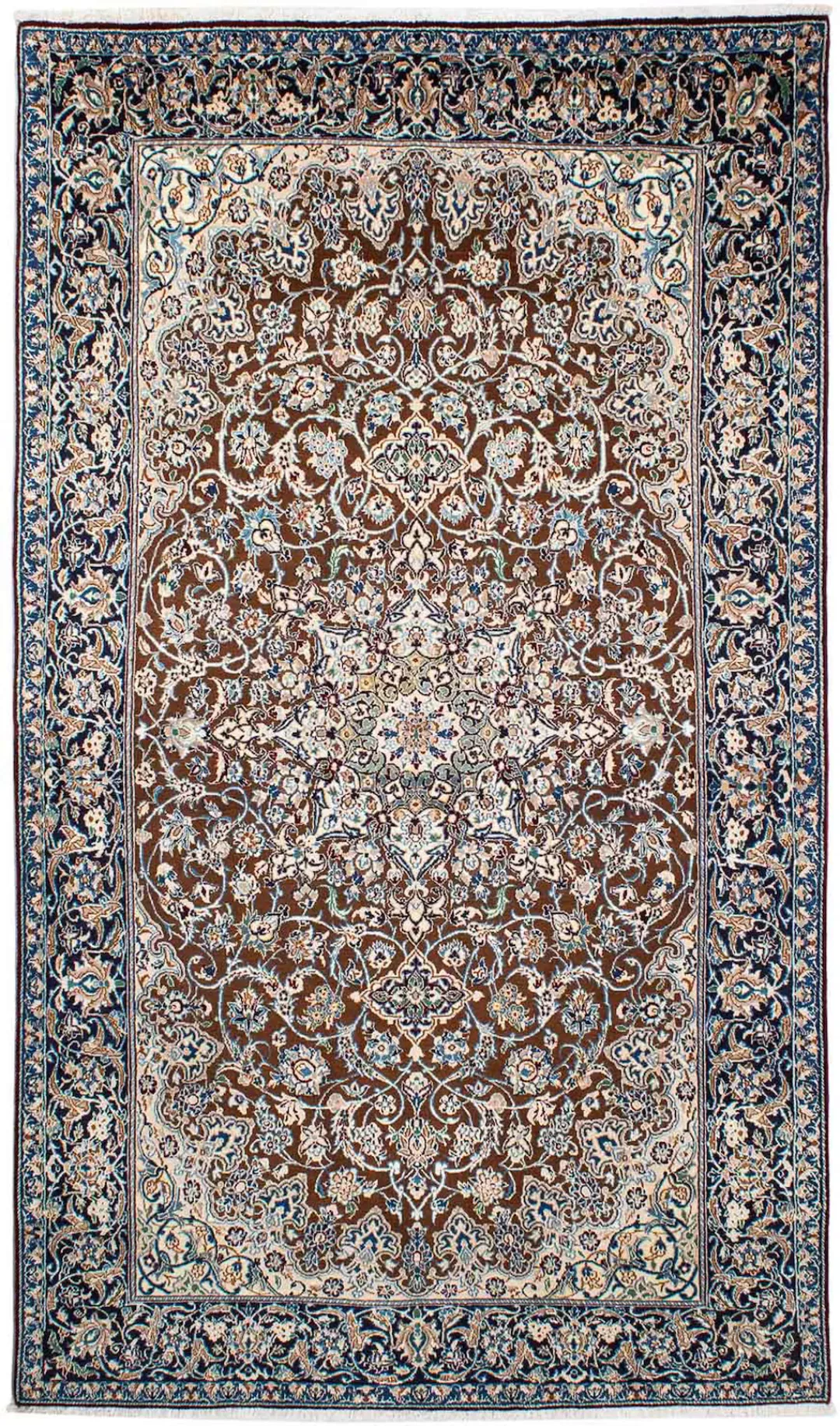 morgenland Orientteppich »Perser - Nain - Royal - 253 x 150 cm - dunkelblau günstig online kaufen