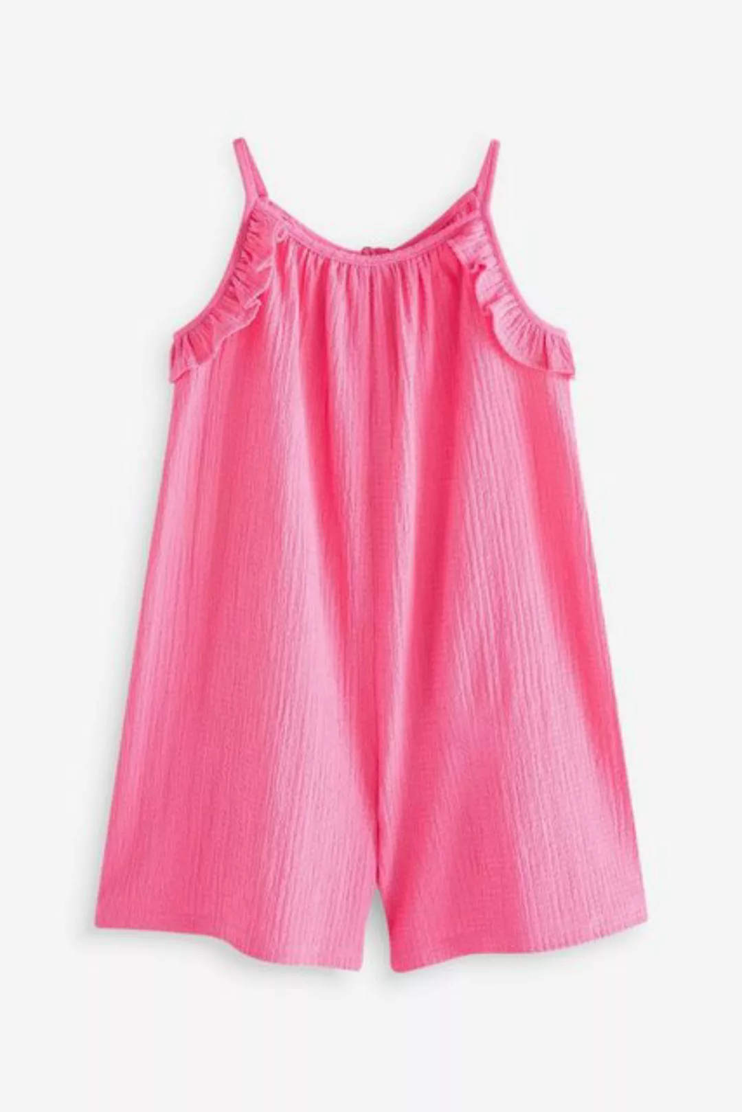 Next Playsuit Gerüschter, strukturierter Playsuit mit Trägern (1-tlg) günstig online kaufen