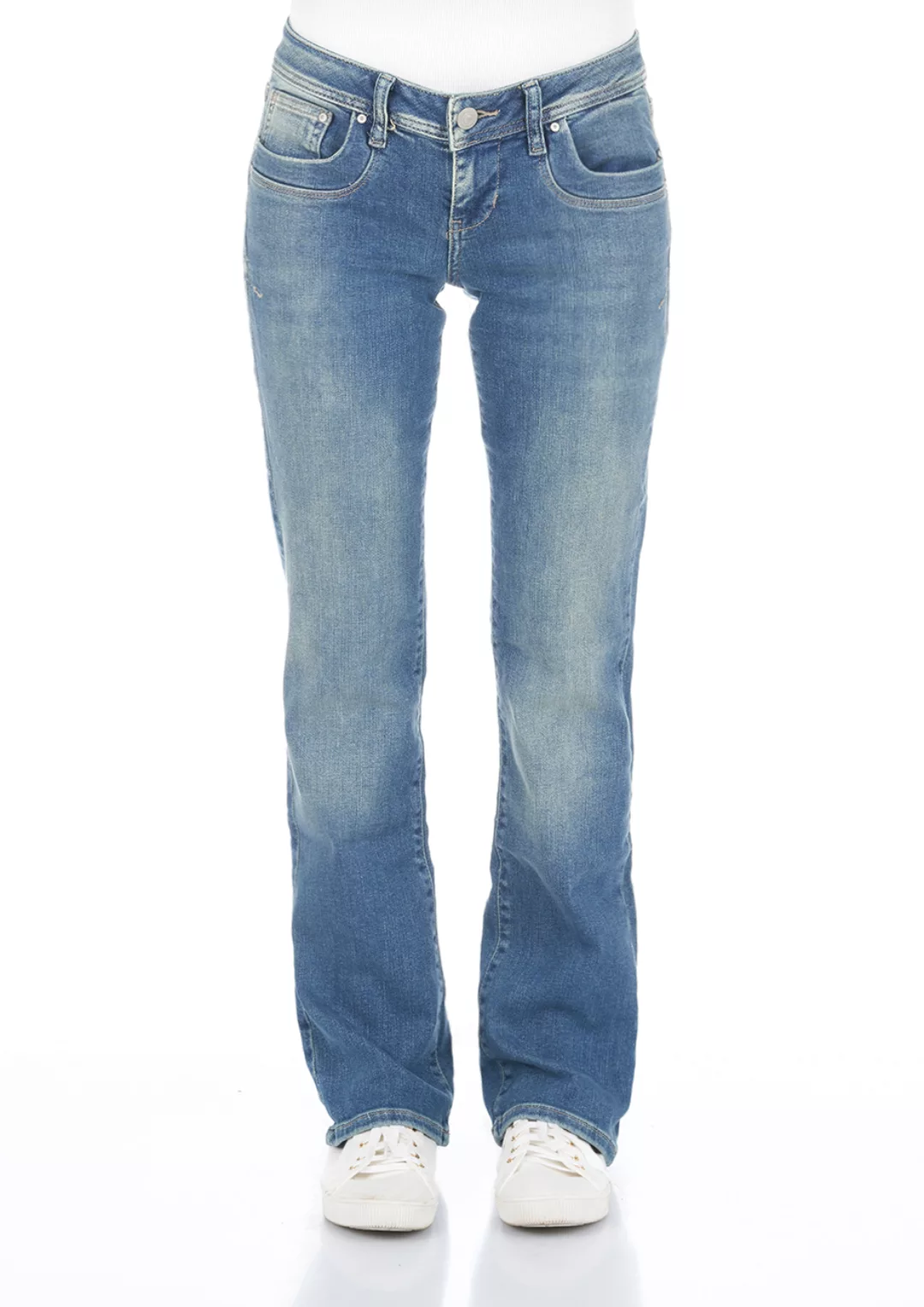 LTB Damen Jeans Valerie Bootcut - Blau - Mandy Wash günstig online kaufen