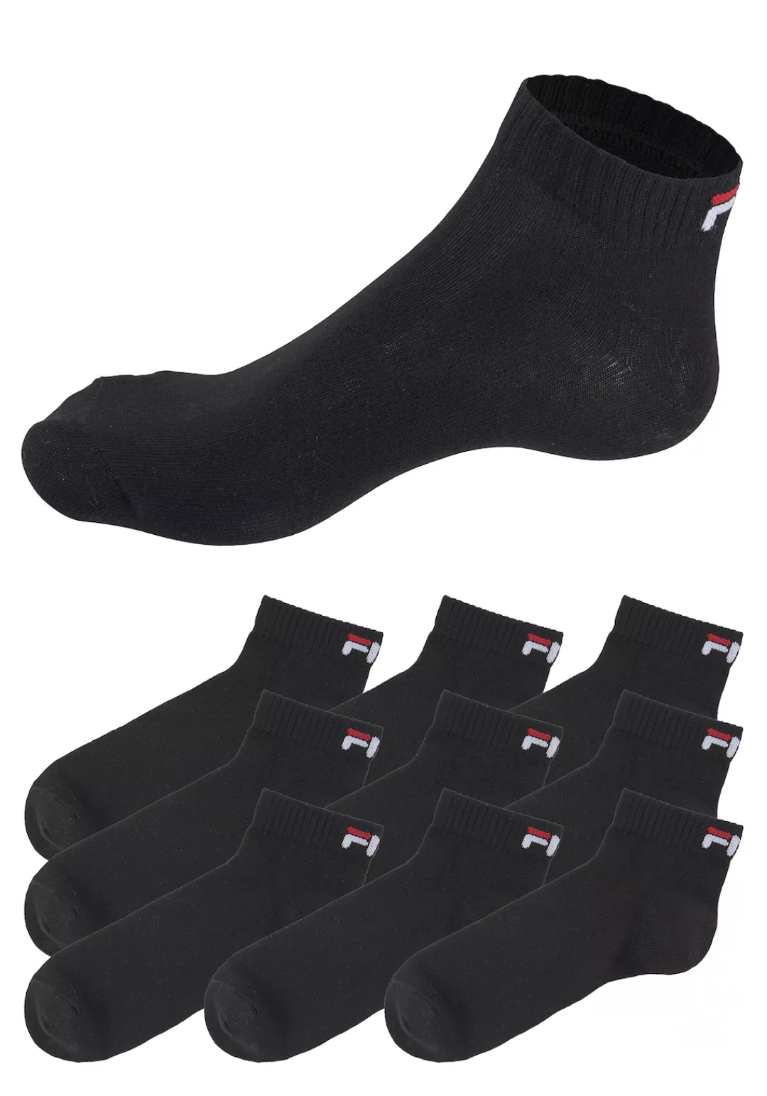 Fila Kurzsocken, (9er Pack), mit klassischem Logo günstig online kaufen