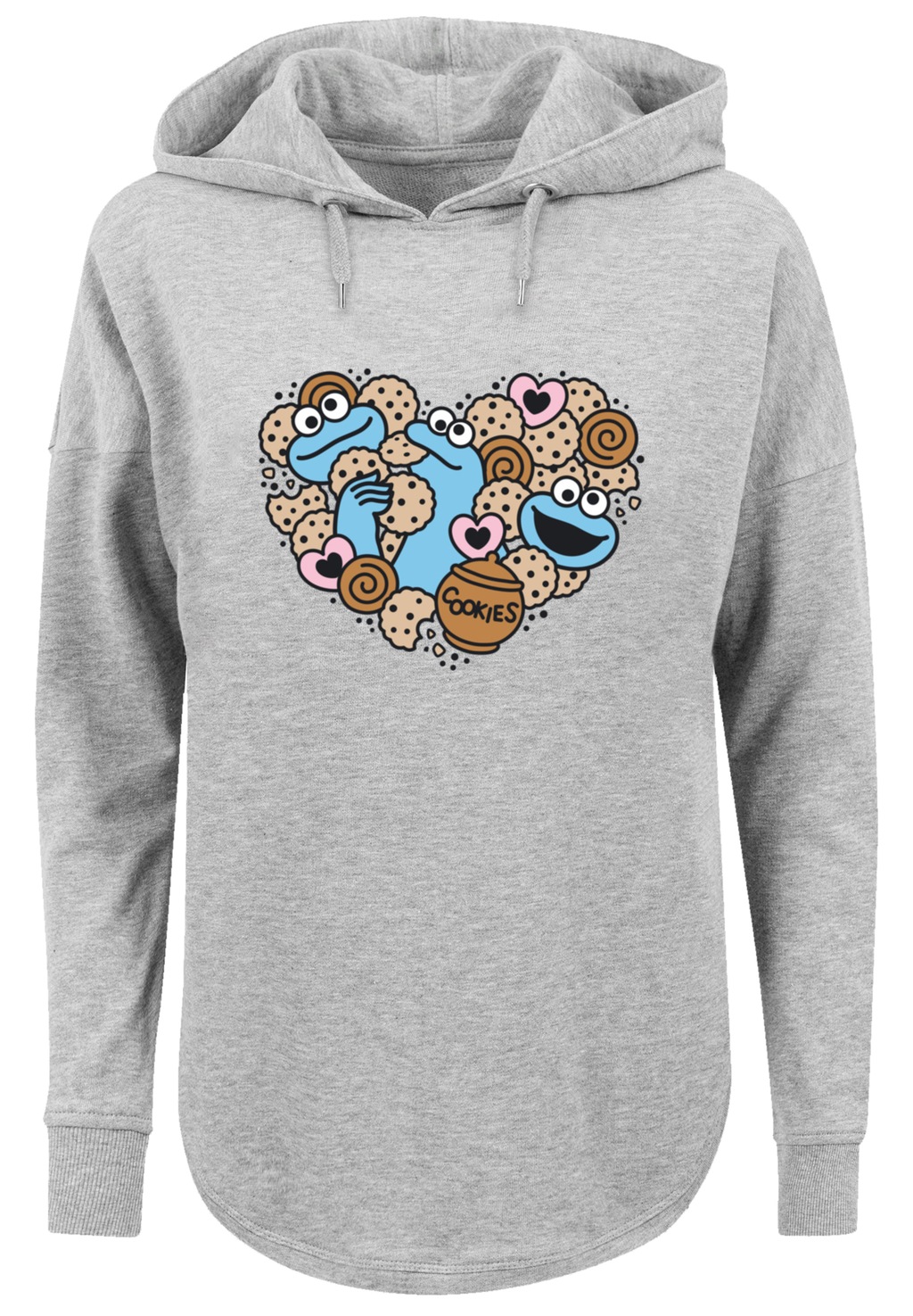 F4NT4STIC Kapuzenpullover "Sesamstraße Cookies from the heart", Premium Qua günstig online kaufen