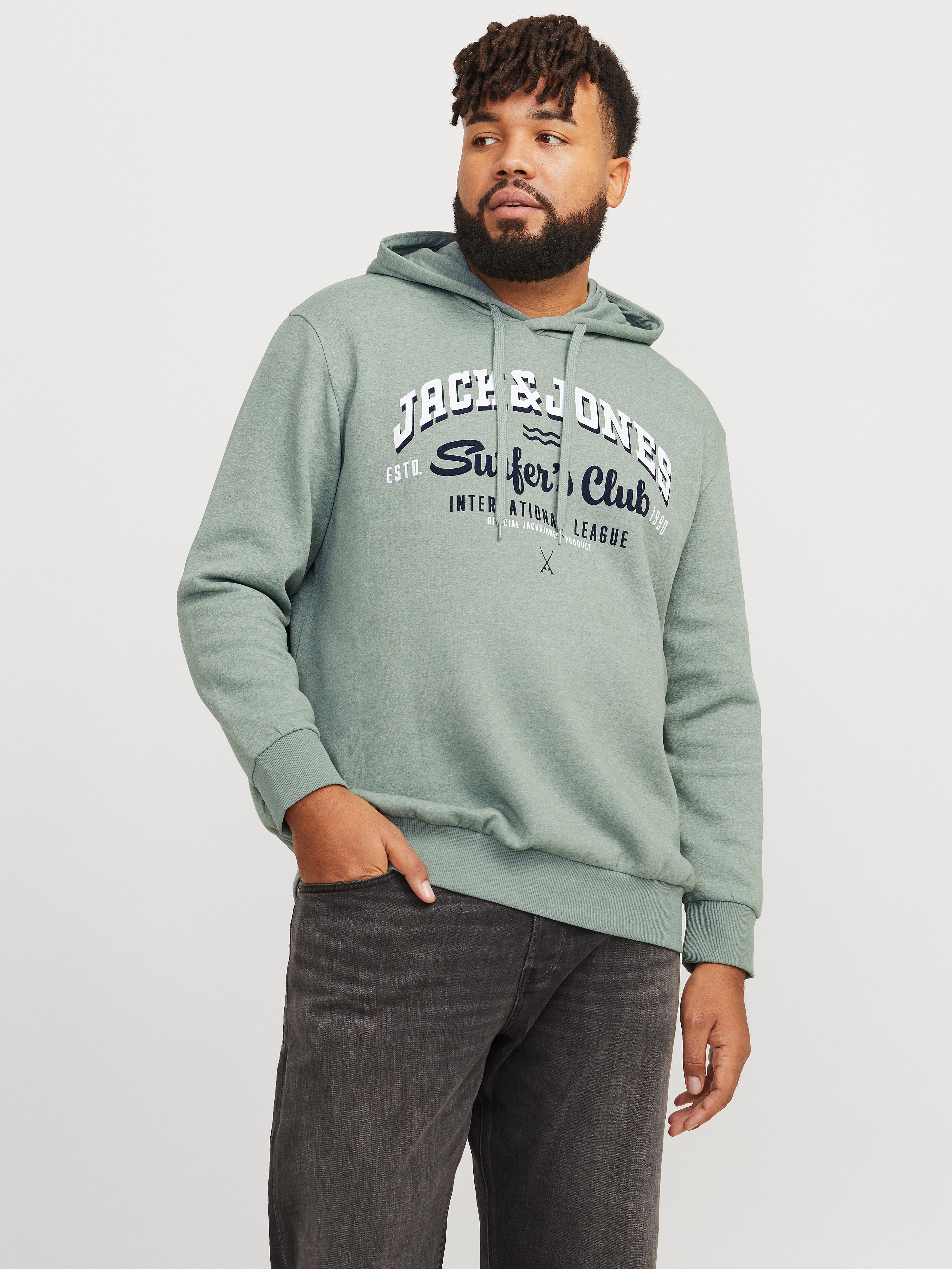 Jack & Jones PlusSize Hoodie "JJELOGO SWEAT HOOD 2 COL 24/25 NOOS PLS", mit günstig online kaufen