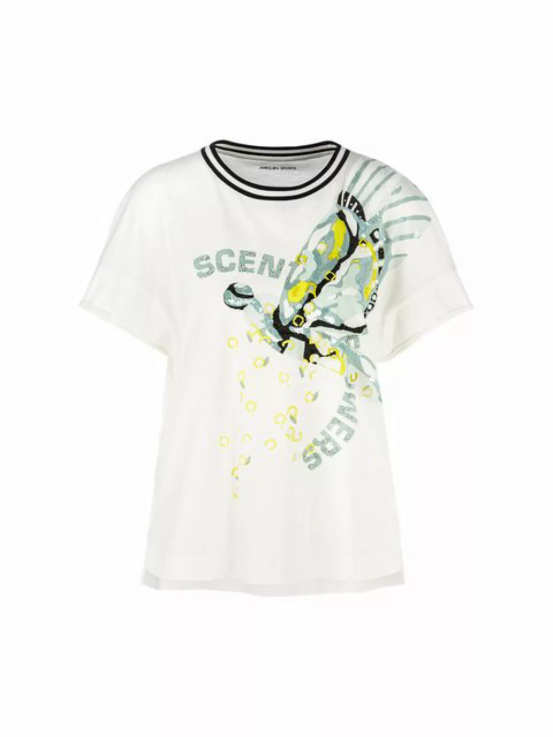 Marc Cain T-Shirt Oversized T-Shirt mit Paillettendetails günstig online kaufen
