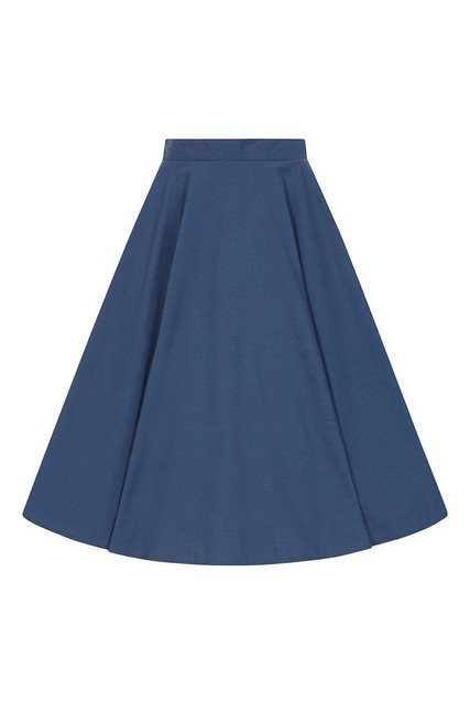 Hell Bunny A-Linien-Rock Abi 50's Skirt Navy Vintage Retro Swingrock günstig online kaufen