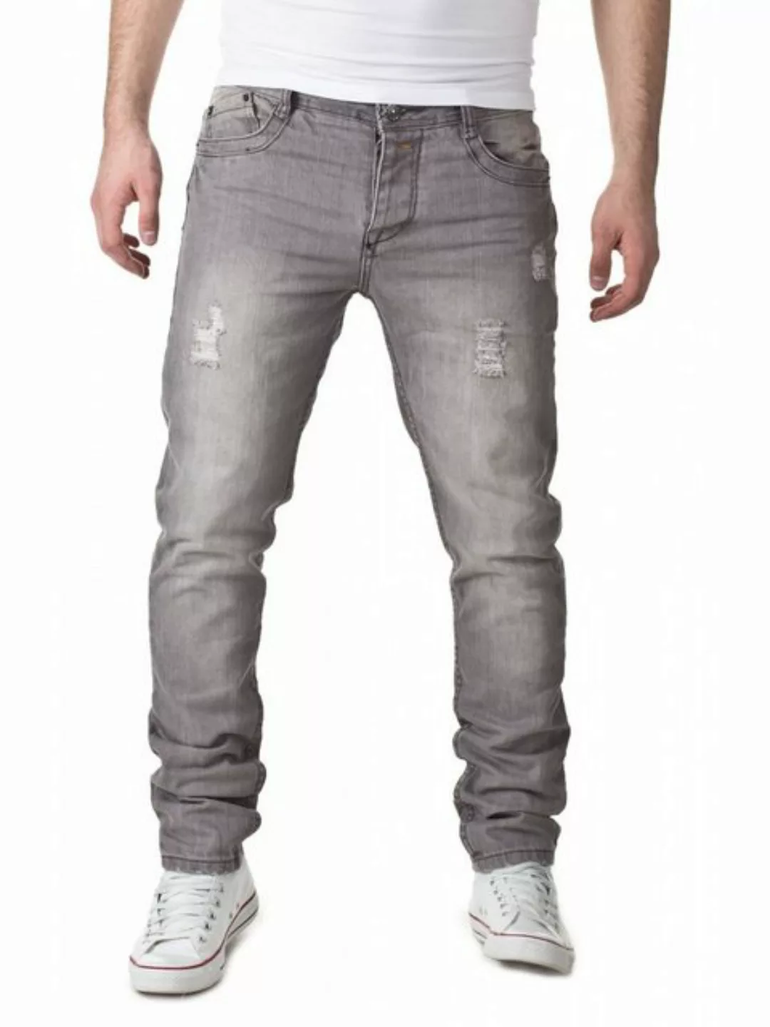 Stitch & Soul Slim-fit-Jeans Destroyed Denim Jeans günstig online kaufen