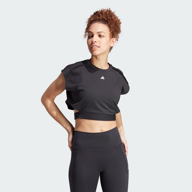 adidas Performance Crop-Top POWER AEROREADY CROP-SHIRT günstig online kaufen