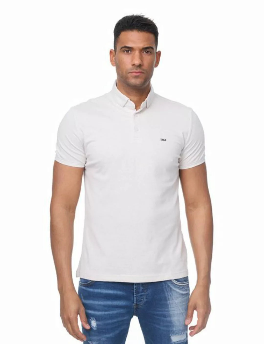 Denim Distriqt Poloshirt Sommer Poloshirt Polo-Shirt kurzarm, Piqué, Kragen günstig online kaufen