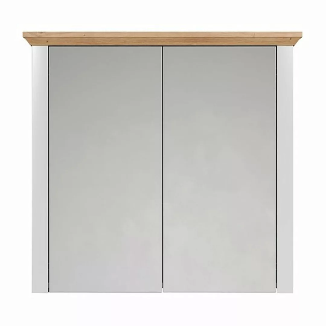 Lomadox Spiegelschrank LICATA-19 Badezimmer in lichtgrau mit Artisan Eiche günstig online kaufen