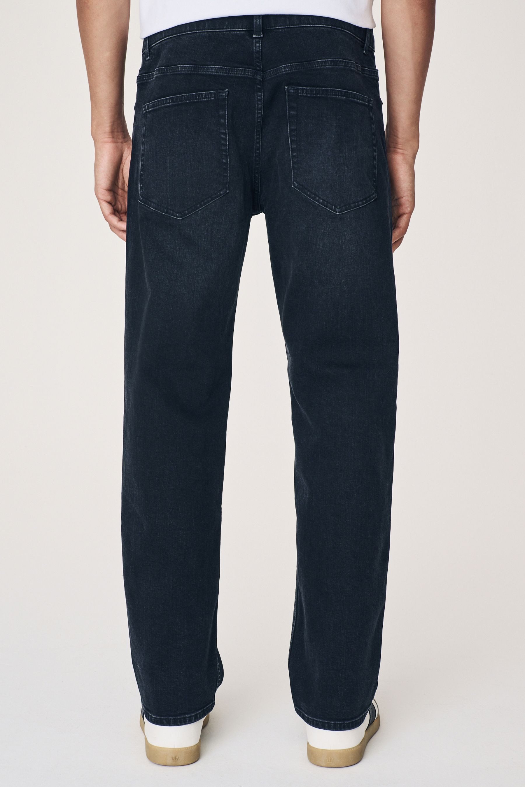 Next Straight-Jeans Straight-Fit Stretch-Jeans mit Gürtel günstig online kaufen