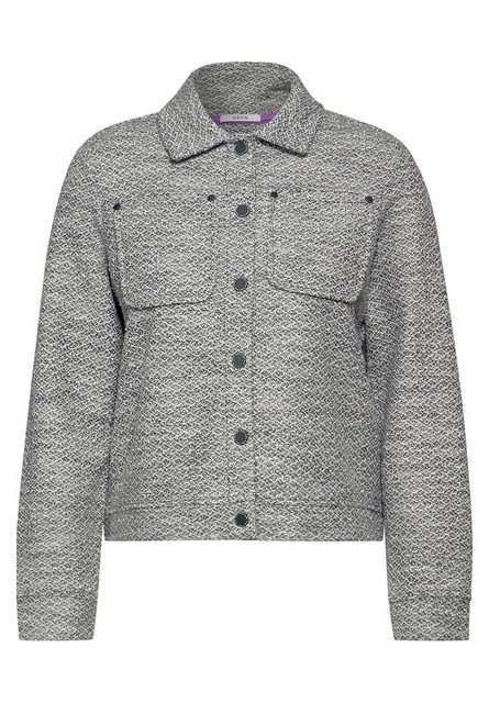 Jacquard-Struktur-Jacke günstig online kaufen