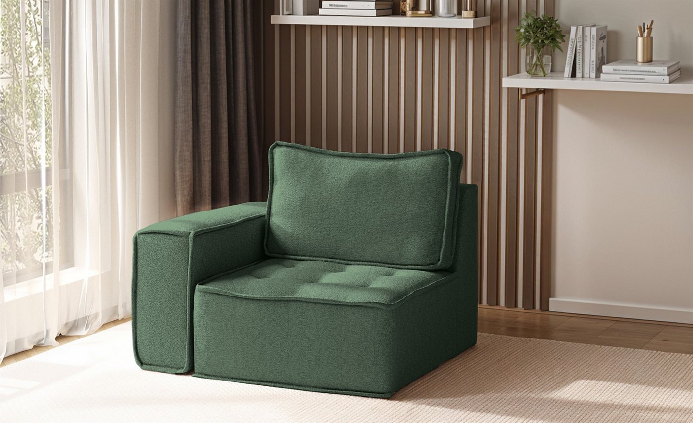 Fun Möbel Sofa Modulares Sofa SANDE Individuell konfigurieren, Einzelne Mod günstig online kaufen