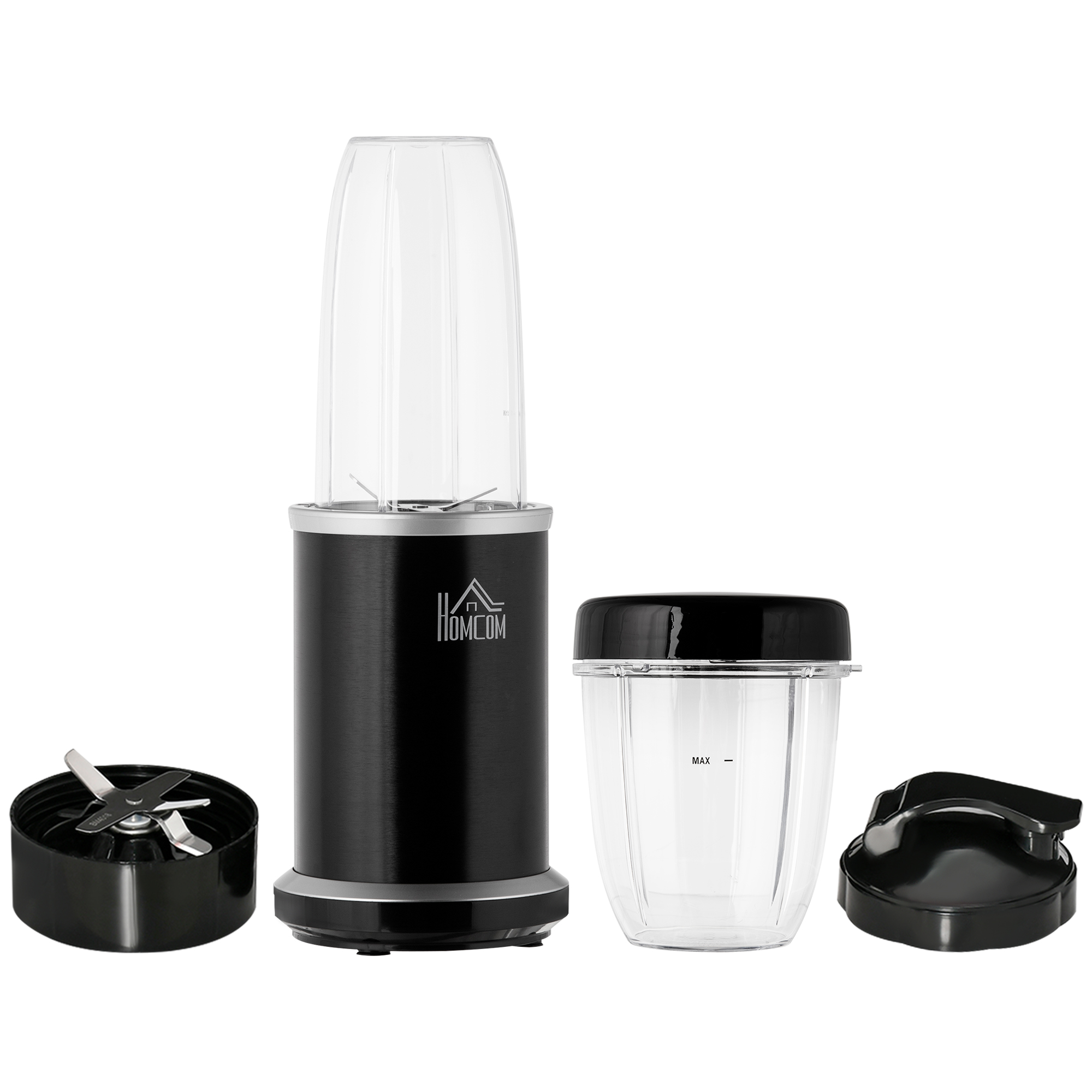 Mixbecher Set 0,7L & 0,35L spülmaschinenfest aus Aluminium in Schwarz 13,5x günstig online kaufen