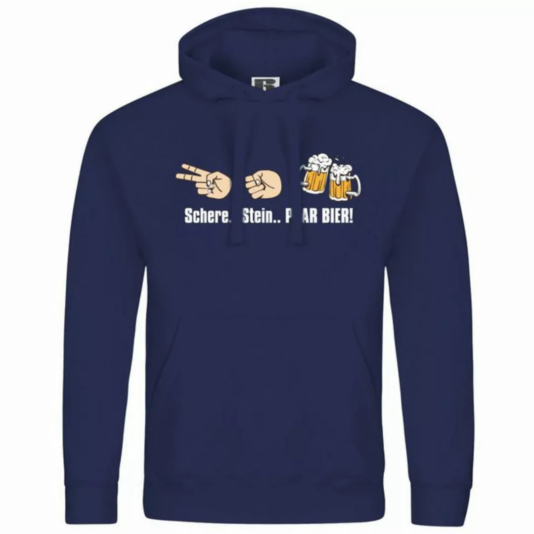 deinshirt Kapuzenpullover Herren Kapuzenpullover Schere Stein paar Bier Mit günstig online kaufen