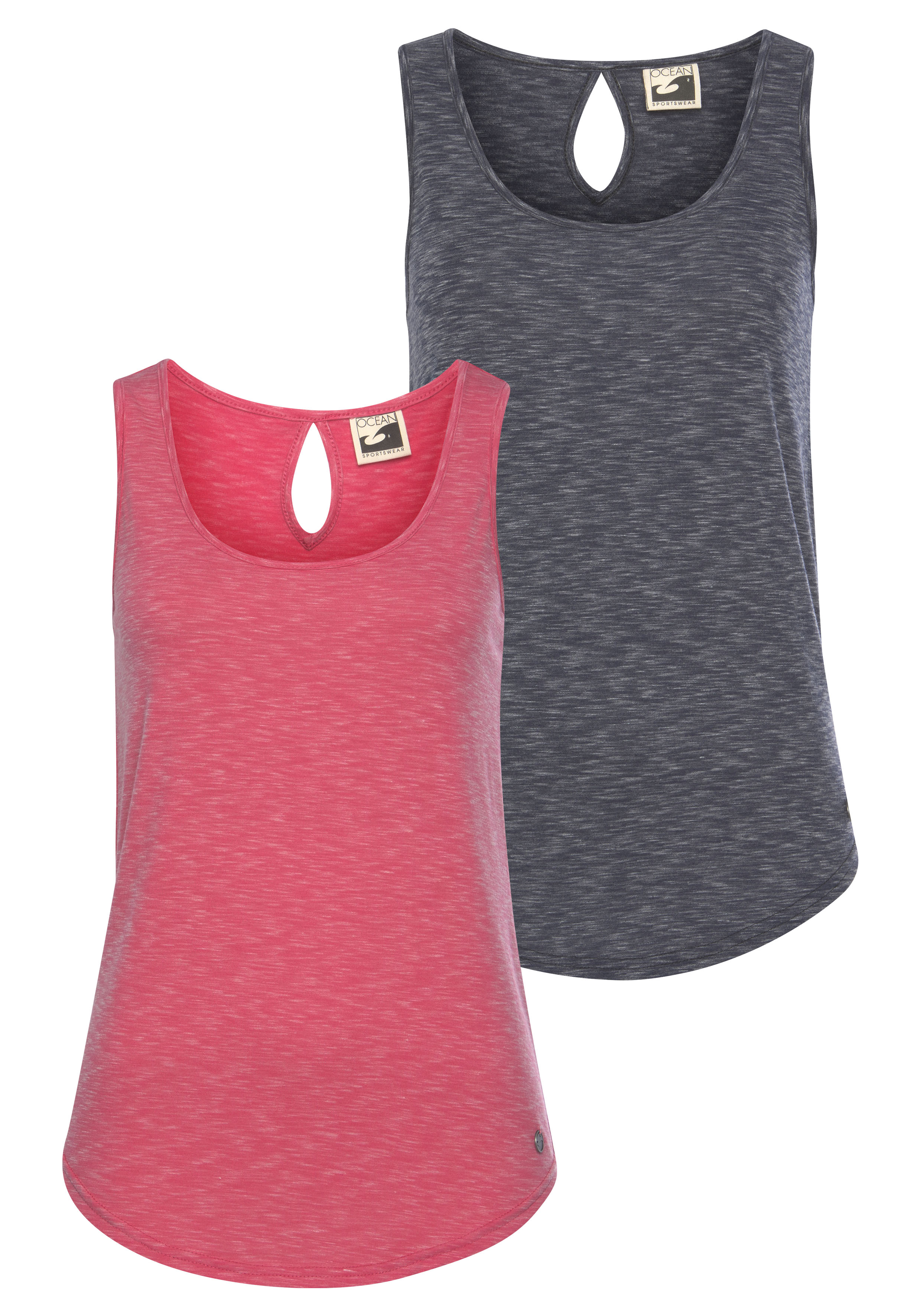 Ocean Sportswear Tanktop "Essentials Tops", (Packung, 2er-Pack), in Viskose günstig online kaufen