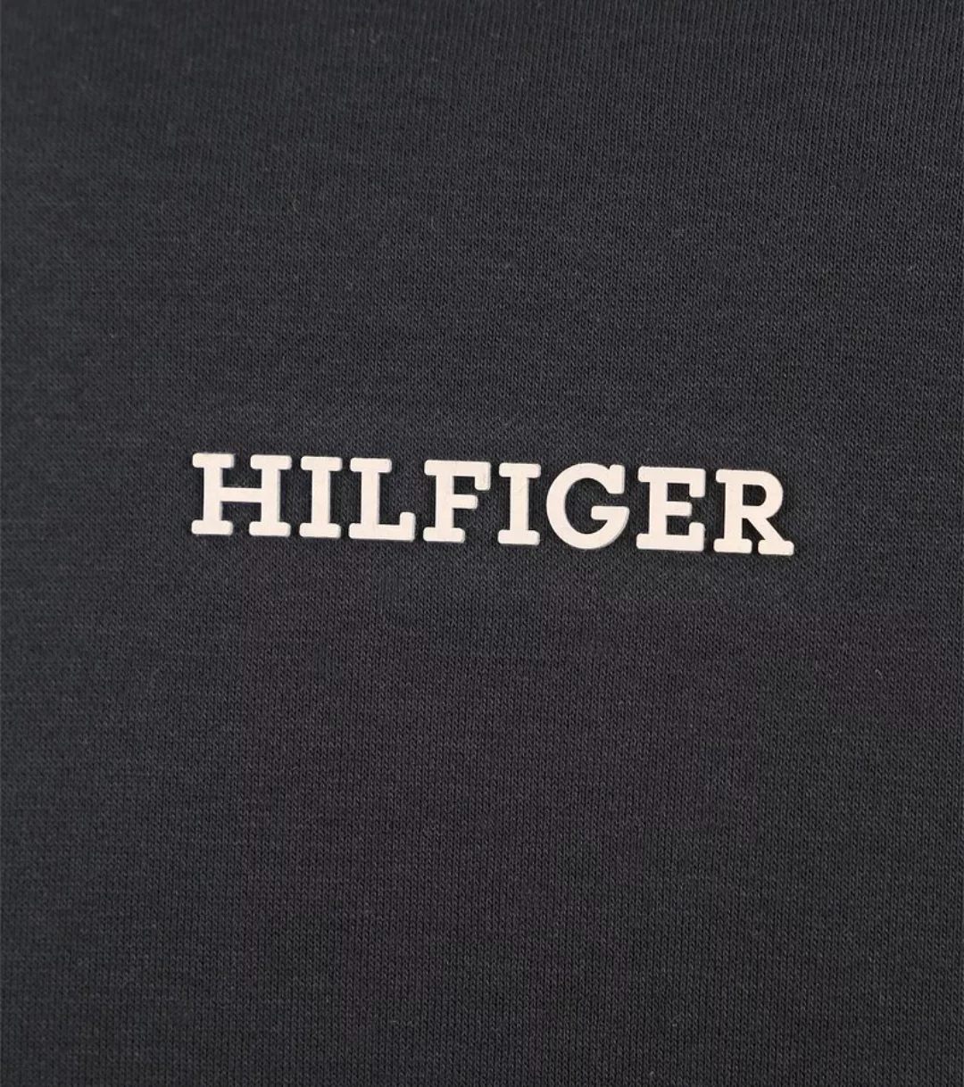 Tommy Hilfiger Logo Sweater Navy  - Größe XL günstig online kaufen