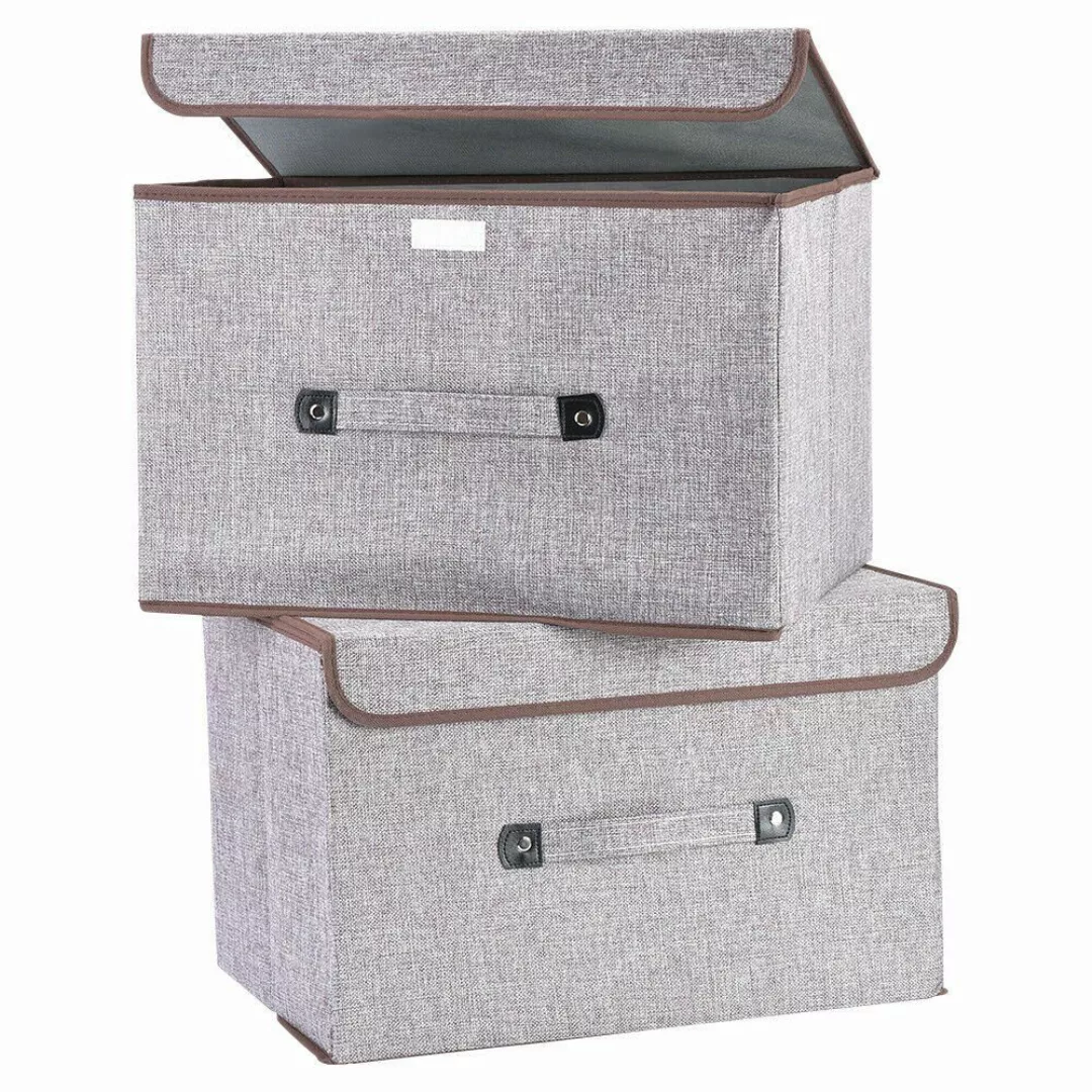 U.Uberlux Aufbewahrungsbox 3x Aufbewahrungsbox mit Deckel günstig online kaufen