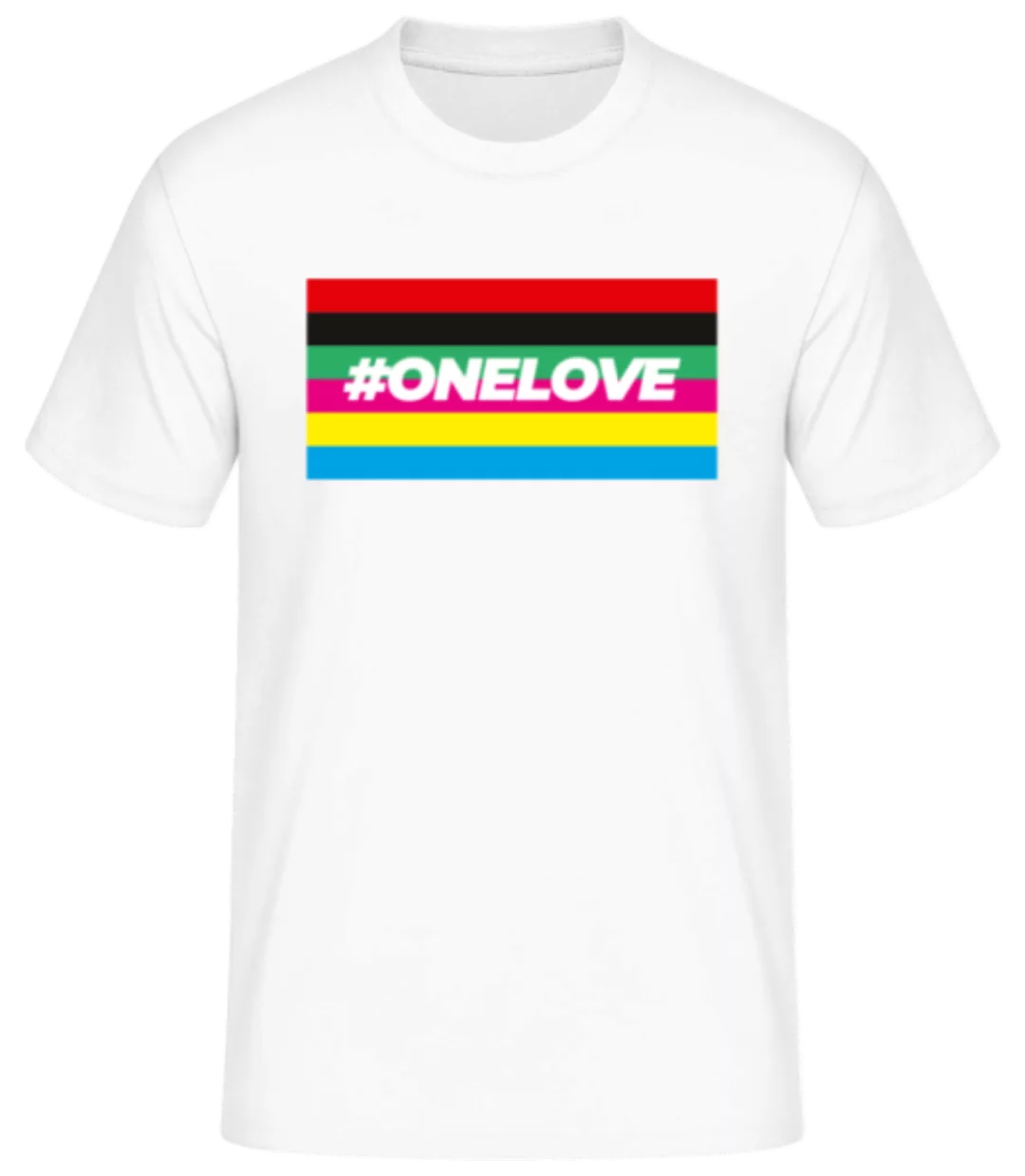 One Love Fahne · Männer Basic T-Shirt günstig online kaufen
