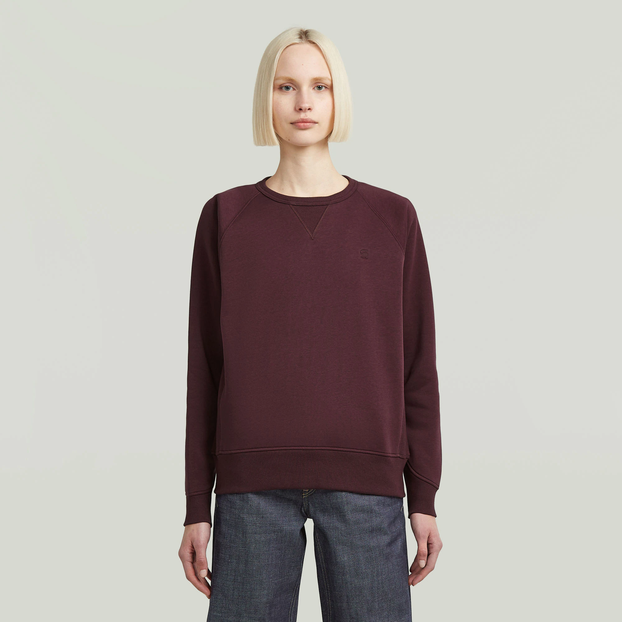 G-STAR Sweatshirt "Premium core 2.0", mit Einsatz am Ausschnitt günstig online kaufen