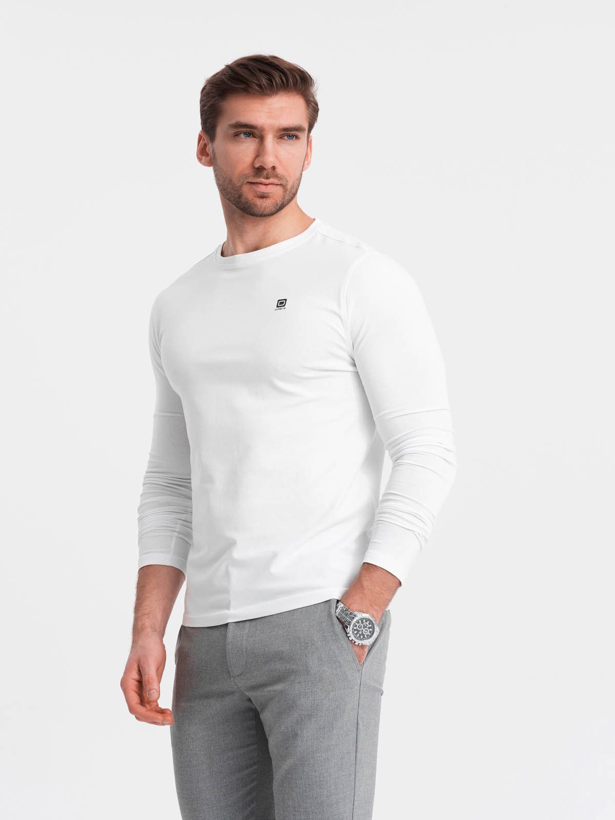 OMBRE Longsleeve Longsleeve mit Rundhalsausschnitt günstig online kaufen