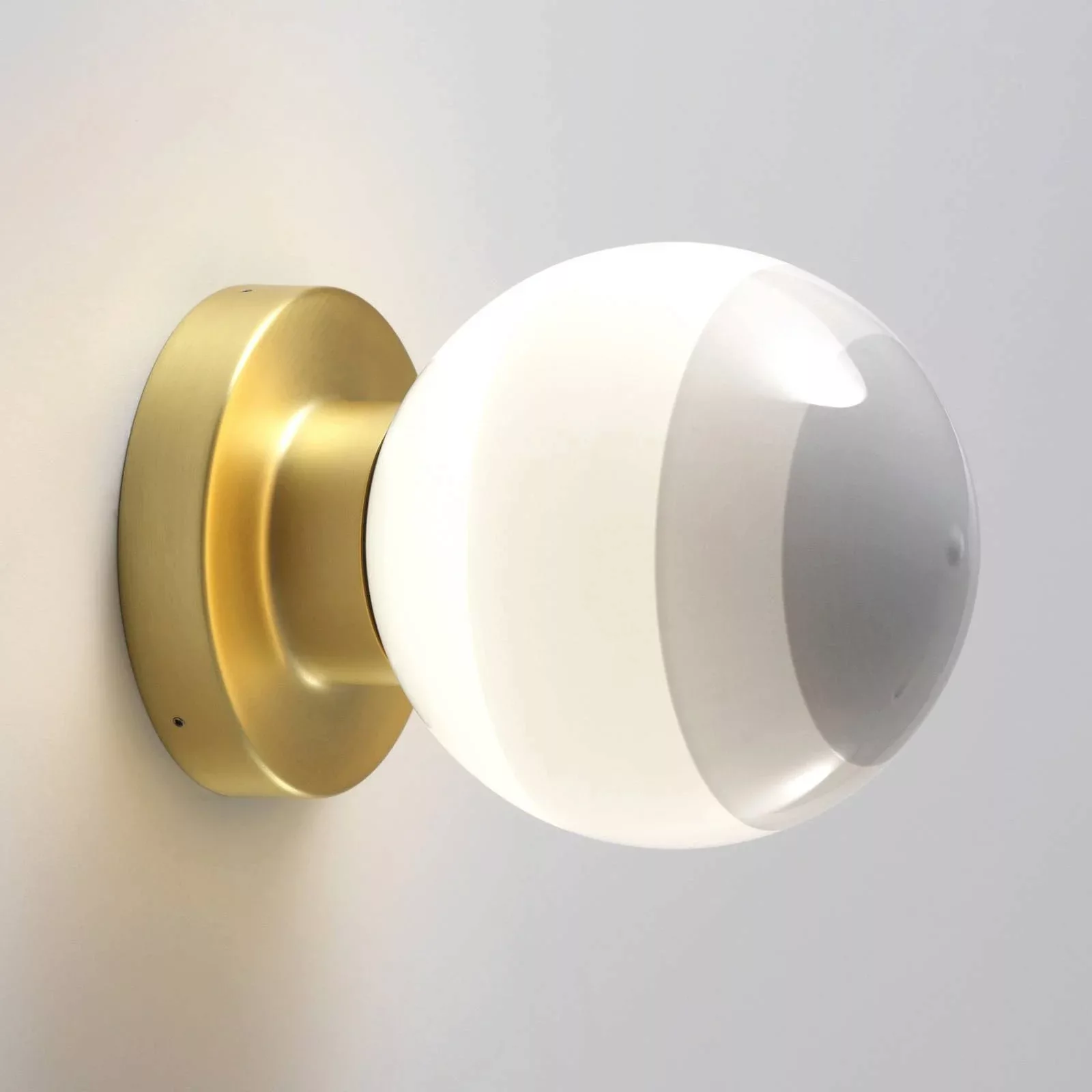 MARSET Dipping Light A2 LED-Wandlampe, weiß/gold günstig online kaufen