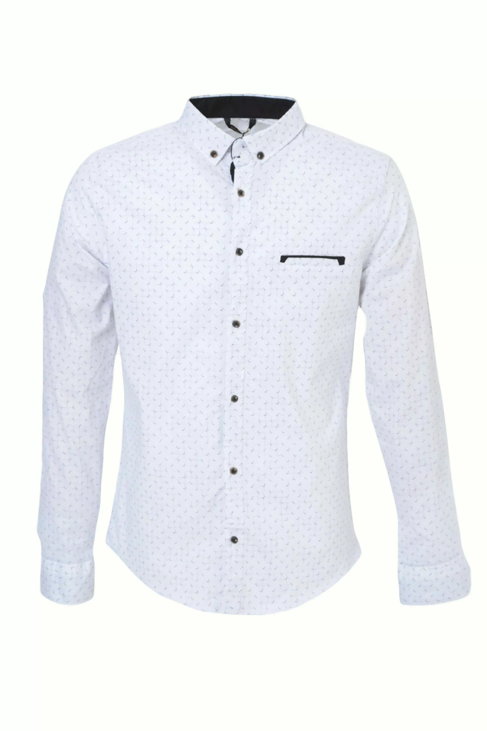Megaman Jeans Langarmhemd Megaman Herren Freizeit-Hemd günstig online kaufen
