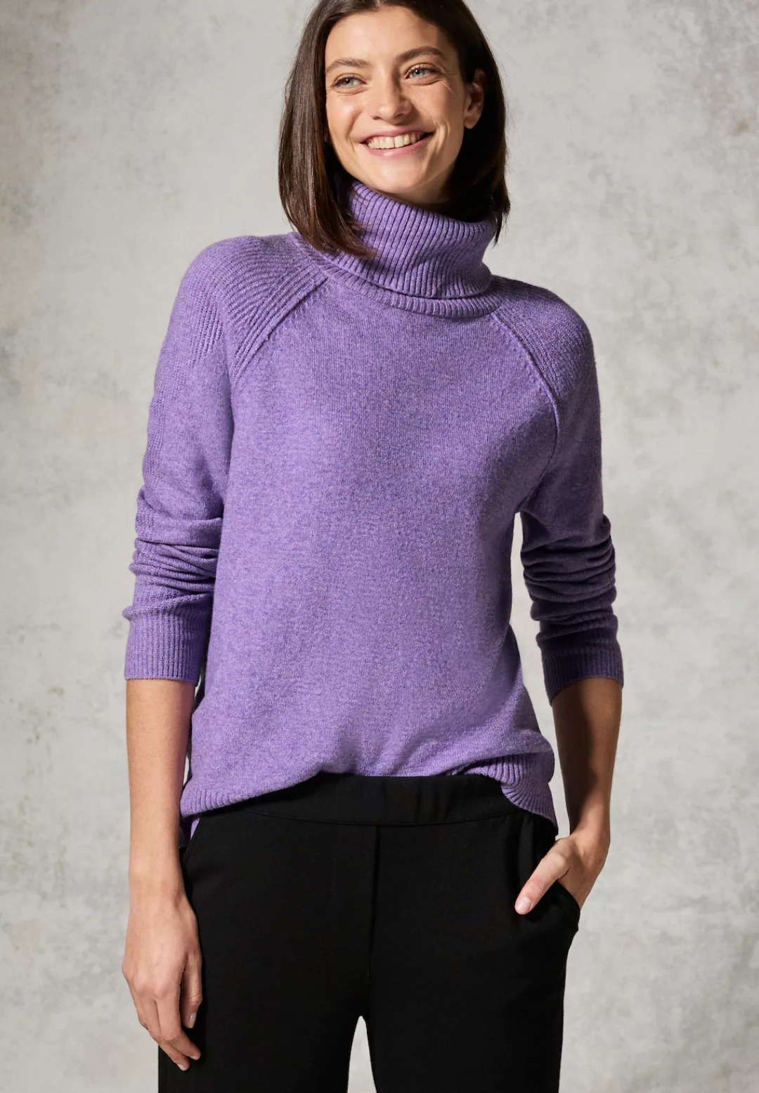 Cecil Strickpullover, aus Baumwolle mit Stretchanteil günstig online kaufen