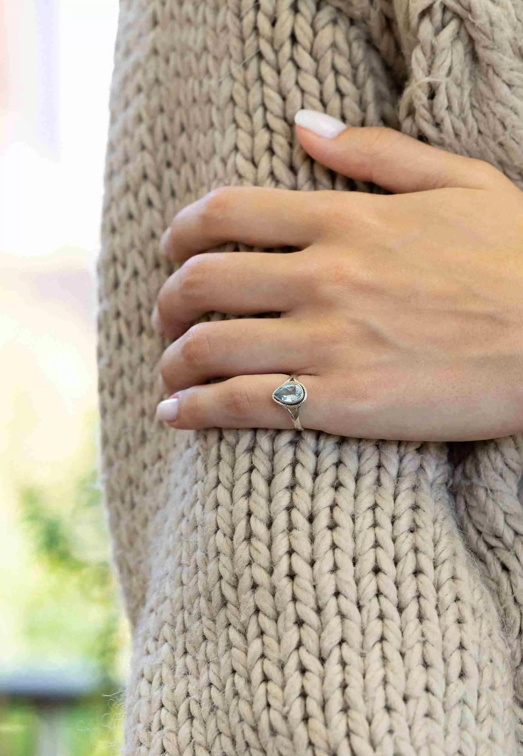 mantraroma Silberring NILA Tropfen aus 925 günstig online kaufen