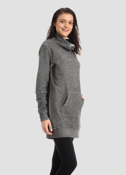 Wor-4019 Damen H.Zipper G.Dyed Kleid günstig online kaufen