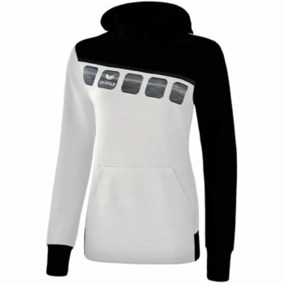 Erima  Sweatshirt Sport  5-C Hoodie white/black/dark grey 36 1071912 günstig online kaufen